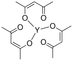 Yttrium(III) acetylacetonate - CAS:15554-47-9 - Y(acac)3, 46ttrium(III) 2,4-pentanedionate, Tris(acetylacetonato)yttrium, Tris(pentane-2,4-dionato-O,O)yttrium